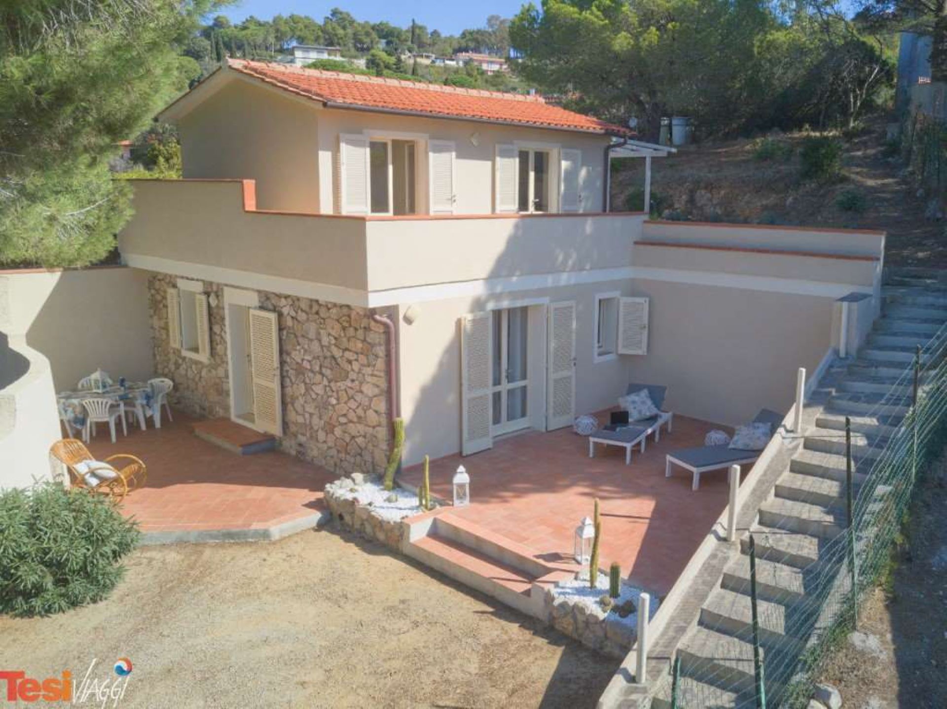 Villetta le pitte con patio