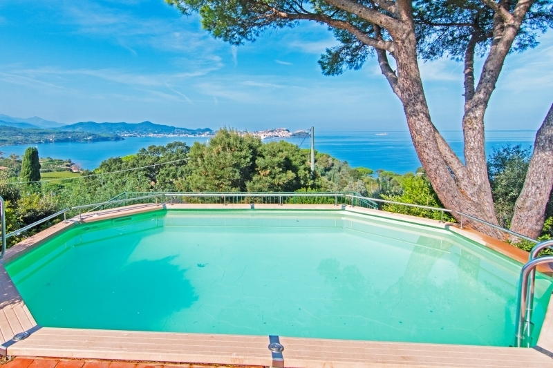 Ville isola Elba lavorare vista mare Villa Stefania piscina